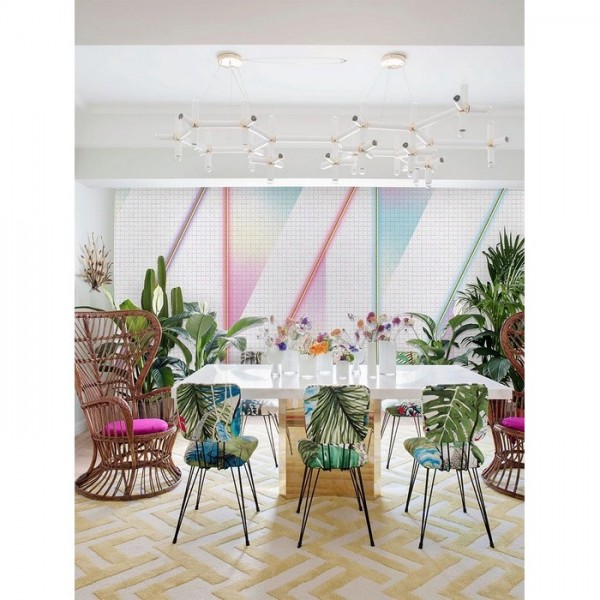 Papel Pintado Neon Mural M 3307-1 - Tres Tintas