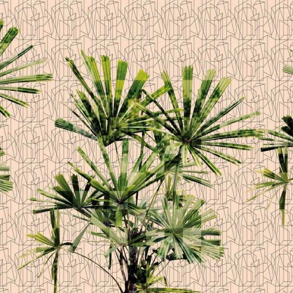 Papel Pintado GLGE121A CUBIC PLANT - GLAMORA Papel Pintado GLGE121A CUBIC PLANT - GLAMORA