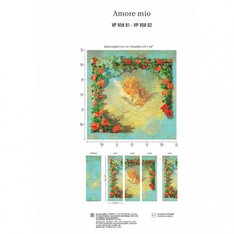 Papel Pintado Talamone Amore Mio VP-858-01 - Elitis