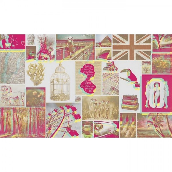 Papel Pintado Pink Love Wallpaper 6332024 - WINDMILL AVENUE Papel Pintado Pink Love Wallpaper 6332024 - WINDMILL AVENUE