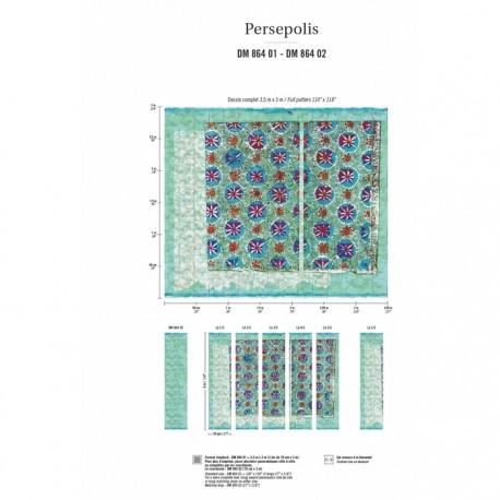 Papel Pintado Panoramique Persepolis DM-864-01 - Elitis