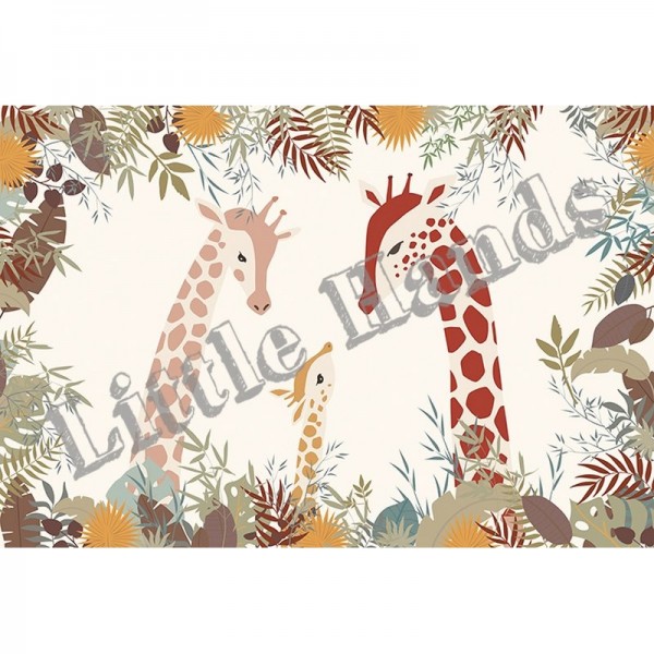 Papel Pintado Giraffe Family - LITTLE HANDS Papel Pintado Giraffe Family - LITTLE HANDS