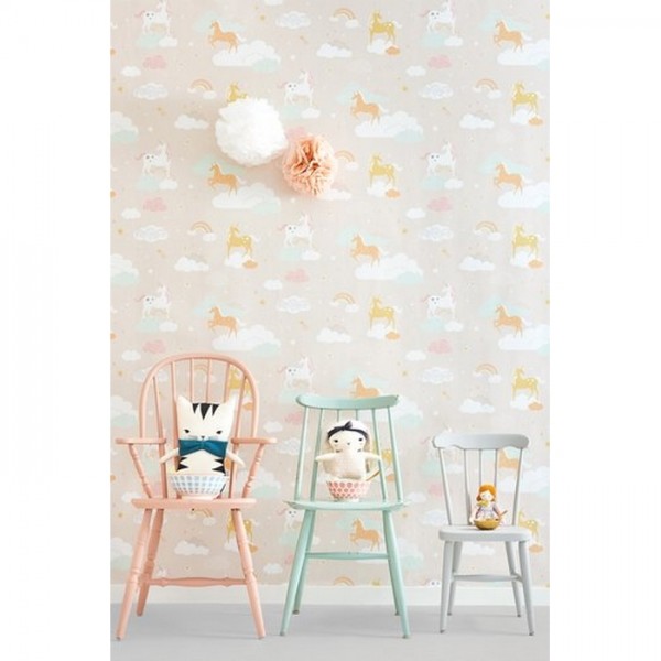 Papel Pintado Rainbow Treasures Lovely Pastel Pink 129-03 - MAJVILLAN Papel Pintado Rainbow Treasures Lovely Pastel Pink 129-03 - MAJVILLAN