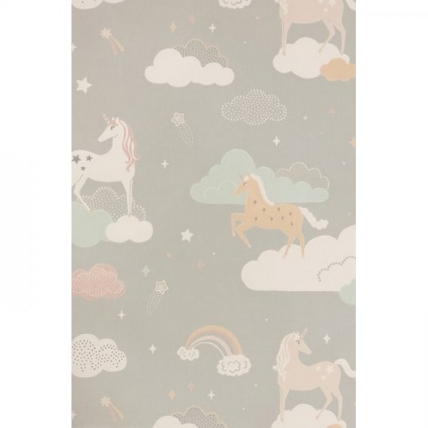 Papel Pintado Rainbow Treasures Mud Grey 129-01 - MAJVILLAN Papel Pintado Rainbow Treasures Mud Grey 129-01 - MAJVILLAN