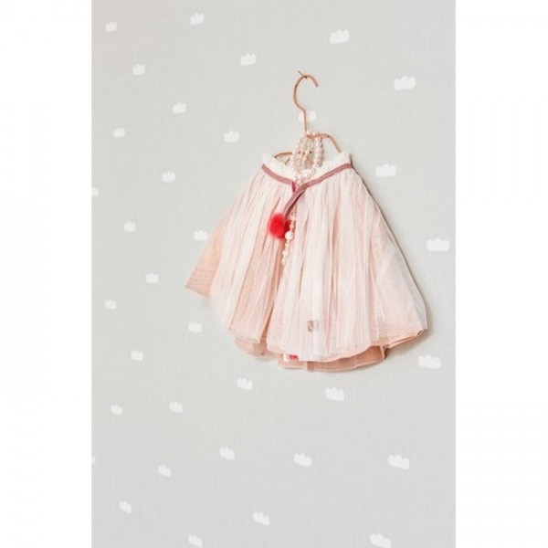 Papel Pintado Dreamy Clouds Soft Grey 132-01 - MAJVILLAN