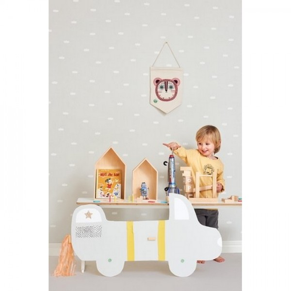 Papel Pintado Dreamy Clouds Soft Grey 132-01 - MAJVILLAN