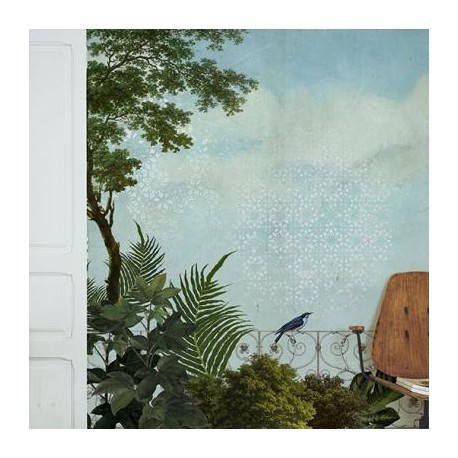 Papel Pintado Avis M2613-3 Mural - Tres Tintas