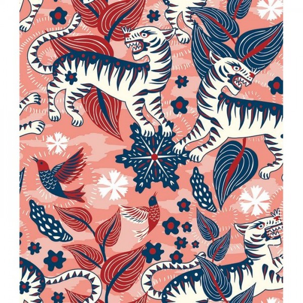 Papel Pintado Selva de Tigres - Sunset 8000017 - COORDONNE Papel Pintado Selva de Tigres - Sunset 8000017 - COORDONNE