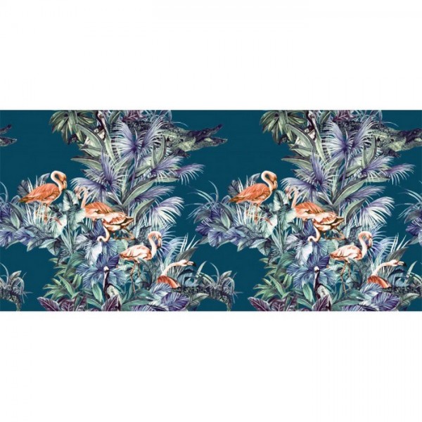Papel Pintado EVERGLADES DARK BLUE DOM145-1 - LES DOMINOTIERS Papel Pintado EVERGLADES DARK BLUE DOM145-1 - LES DOMINOTIERS