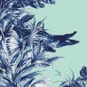 Papel Pintado EVERGLADES TURQUOISE DOM145-2 - LES DOMINOTIERS