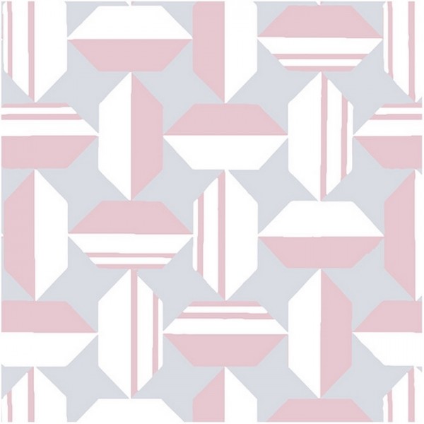 Papel Pintado RALEIGH PINK DOM1411-1 - LES DOMINOTIERS