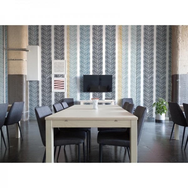 Papel Pintado Chevron 70s B6701 - CODE COMTEMPORARY DESING BY JANNELLI