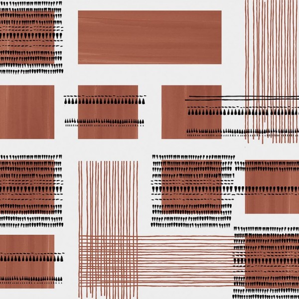 Papel Pintado Brushed Drops B6402 - CODE COMTEMPORARY DESING BY JANNELLI