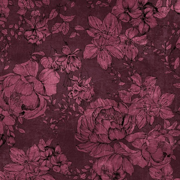 Papel Pintado Shy Flowers B1508 - CODE COMTEMPORARY DESING BY JANNELLI
