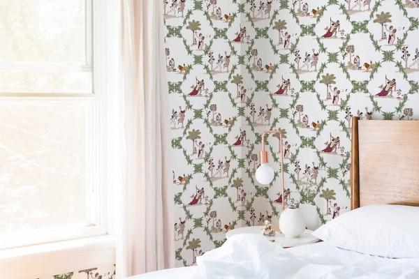 Papel Pintado Neo bucolic Red 8800055 - COORDONNE MURALES A MEDIDA