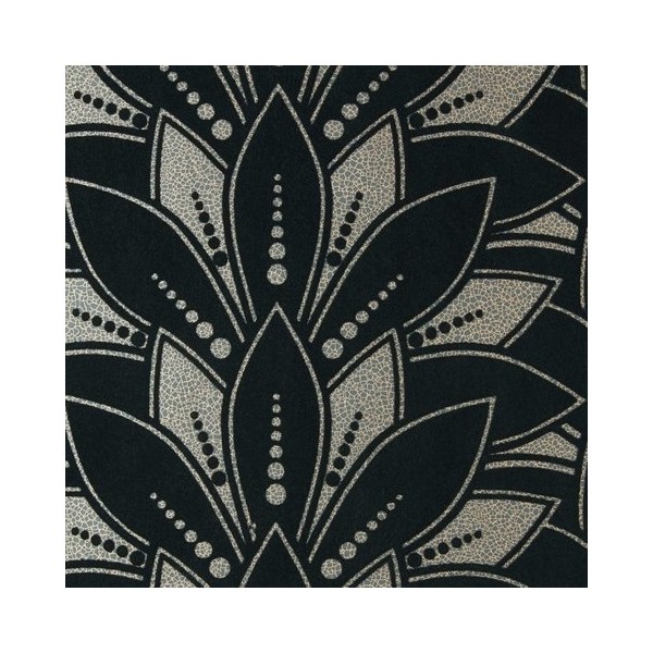 Papel Pintado Astoria Jet Flock 1907-139-03 - 1838 WALLCOVERINGS Papel Pintado Astoria Jet Flock 1907-139-03 - 1838 WALLCOVERINGS