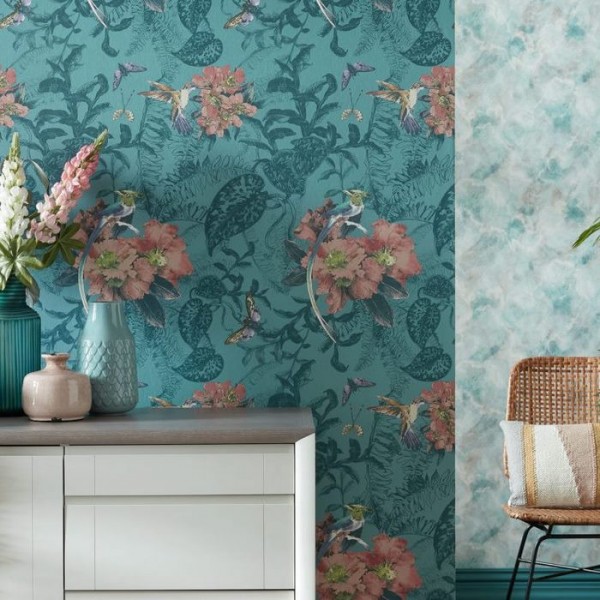 Papel Pintado Hedgerow Mineral 2008-144-02 - 1838 WALLCOVERINGS