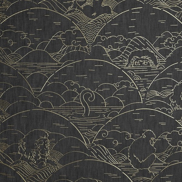 Papel Pintado Indigo Macaque MO3001 - Arte Papel Pintado Indigo Macaque MO3001 - Arte