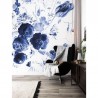 Papel Pintado WP-207 Wall Mural Royal Blue Flowers 1 - KEK AMSTERDAM
