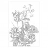 Papel Pintado WP-668 Wall Mural Engraved Flowers - KEK AMSTERDAM