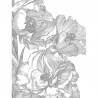 Papel Pintado WP-668 Wall Mural Engraved Flowers - KEK AMSTERDAM