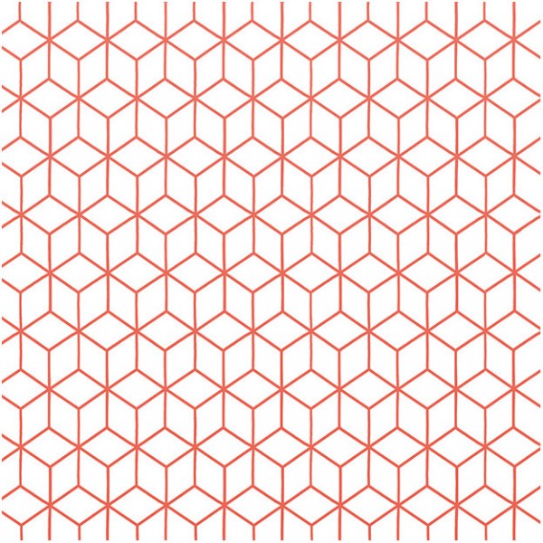 Papel Pintado KUBE-CORAL DOM5-1 - LES DOMINOTIERS Papel Pintado KUBE-CORAL DOM5-1 - LES DOMINOTIERS