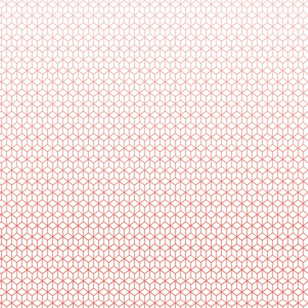 Papel Pintado KUBE-CORAL DOM5-1 - LES DOMINOTIERS