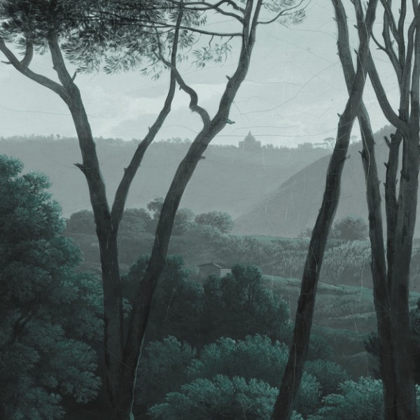 Papel Pintado PINE-TREES DOM1510 - LES DOMINOTIERS