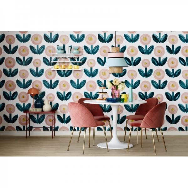 Papel Pintado R16711 Desfile de flores - REBEL WALLS
