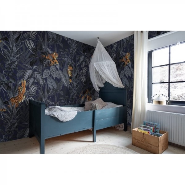 Papel Pintado R16813 Mischievous Tigers, Moonlight - REBEL WALLS