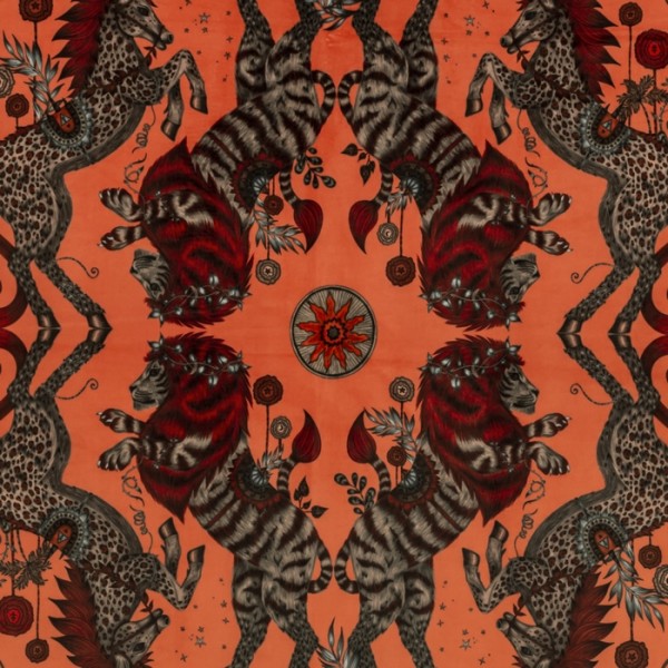 Caspian Coral Velvet F1474-01 Caspian Coral Velvet F1474-01