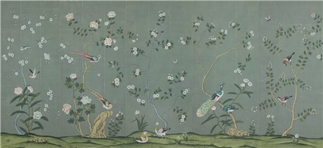 Badminton Part custom on Blue Grey India tea paper