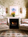 Badminton Standard on 12 Carat White Gold gilded silk