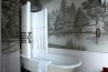English Landscape Crystal Grey on scenic paper