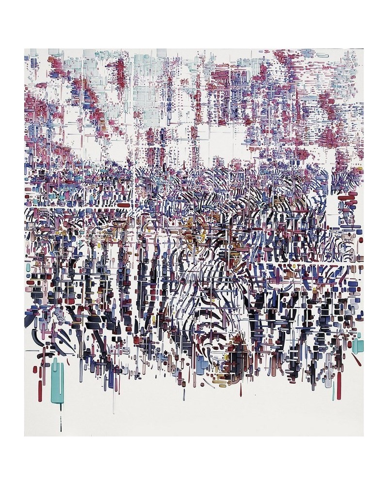 Papel Pintado INKD313 DECODIFICAZIONE 03 - INKIOSTRO BIANCO
