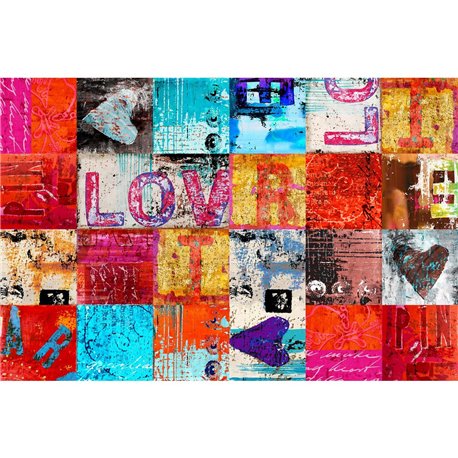 54528-3 LOVE-AND-PATCH-RAINBOW 54528-3 LOVE-AND-PATCH-RAINBOW