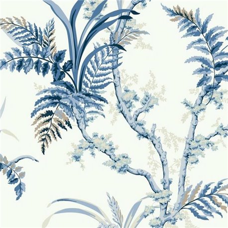 Wild Ferns Indigo A00022 Wild Ferns Indigo A00022