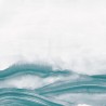 Atmospheric Haze Aqua Mural A00165