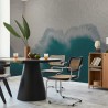 Coral Reefs Metallics Silver Mural A00122