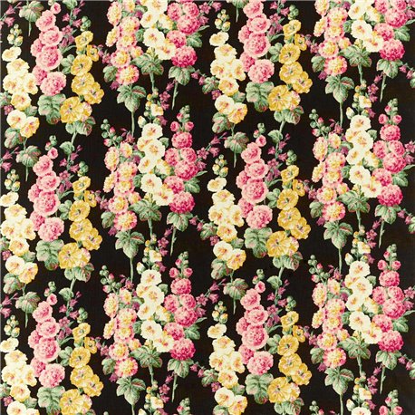 Hollyhocks Ebony-Cerise DOSF226863 Hollyhocks Ebony-Cerise DOSF226863