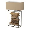 LAMPARA SOBREMESA MADERA KANDY REF-907012
