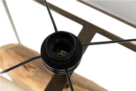 LAMPARA SOBREMESA MADERA KANDY REF-907012