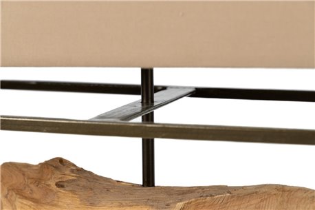 LAMPARA SOBREMESA MADERA KANDY REF-907012