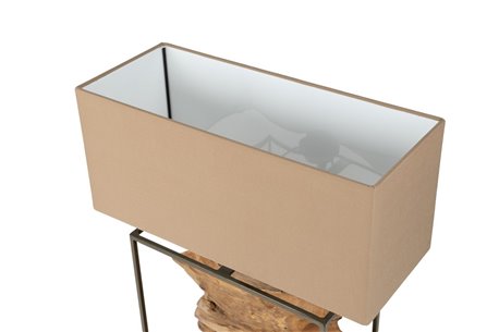 LAMPARA SOBREMESA MADERA KANDY REF-907012