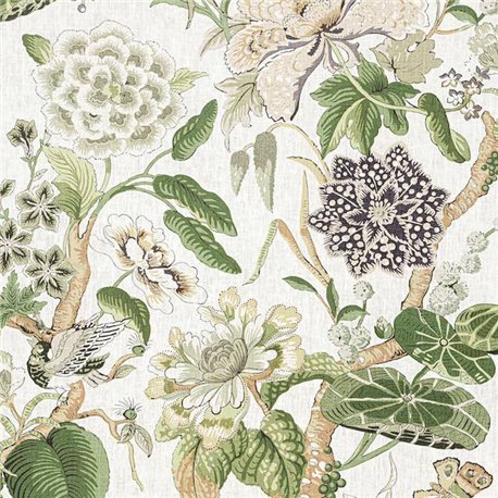 Hill Garden White and Green F913656 Hill Garden White and Green F913656