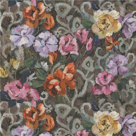 Tapestry Flower Damson FDG3051-02 Tapestry Flower Damson FDG3051-02