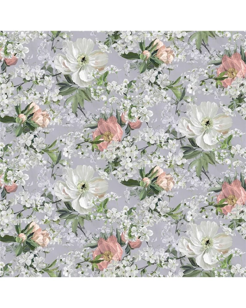 Peony Blossom Platinum FDG3084-01 Peony Blossom Platinum FDG3084-01