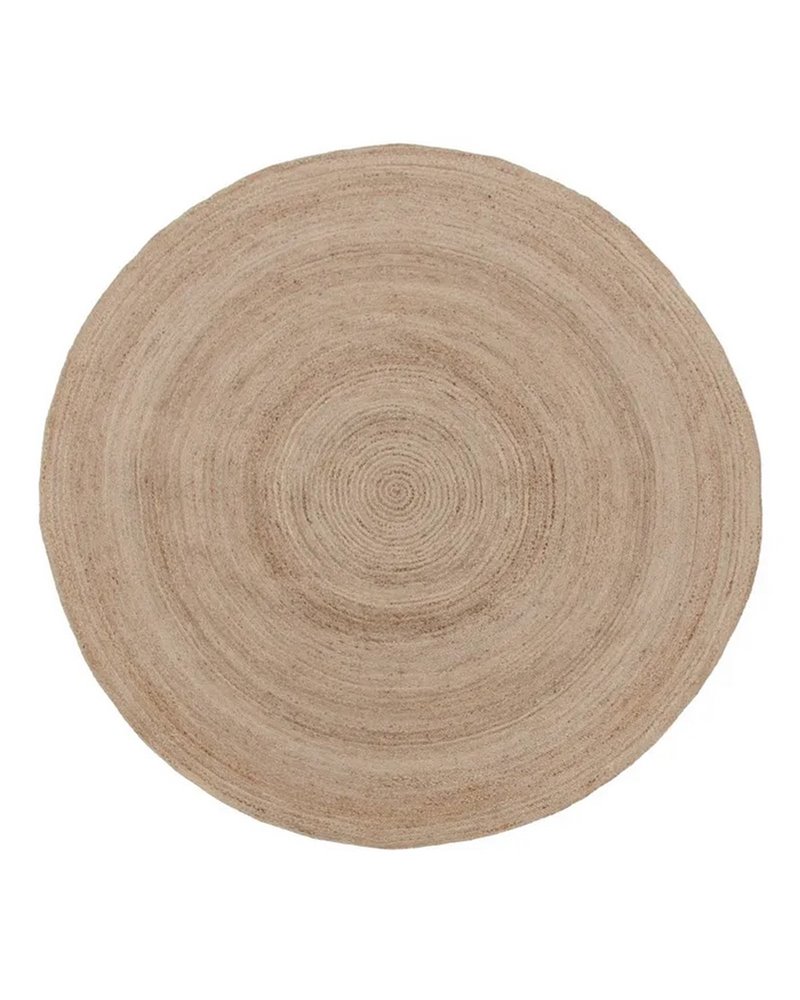 ALFOMBRA NATURAL YUTE DECORACIÓN 300 X 300 CM REF.-601530