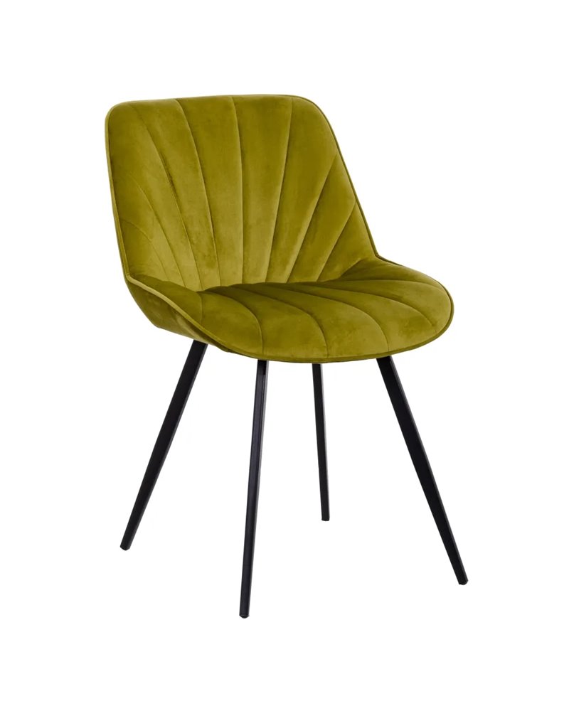 SILLA TERCIOPELO VERDE SALÓN 51 X 55 X 82 CM REF.605514 SILLA TERCIOPELO VERDE SALÓN 51 X 55 X 82 CM REF.605514
