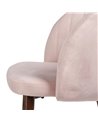 SILLA TERCIOPELO ROSA TEJIDO-METAL SALÓN 54 X 51 X 79,50 CM REF.608838